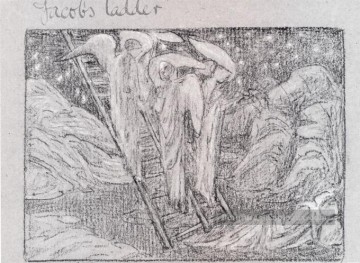 Edward Burne Jones œuvres - Jacobs Ladder préraphaélite Sir Edward Burne Jones